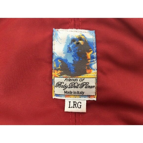 Donald Pliner Dog Coat Sz LRG Friends Of Baby Doll Leather Dragon Pet Made Italy - Picture 11 of 12